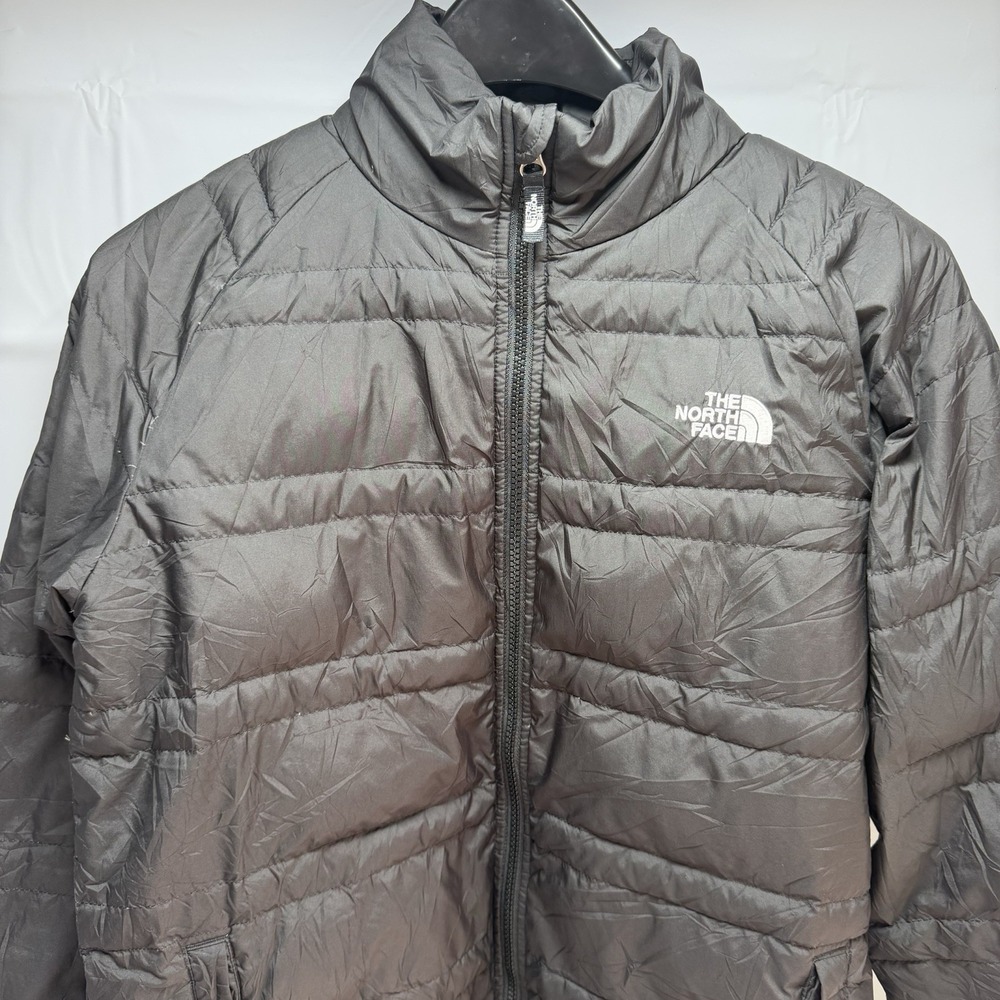 The North Face Boys XL 18/20 Black Alpz 550 Down Puffer Jacket Coat NF0A3VJI